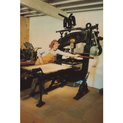 East Anglian Daily Times Printers Shop Display Suffolk Postcard