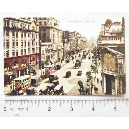 vintage Colour Postcard London, Kingsway
