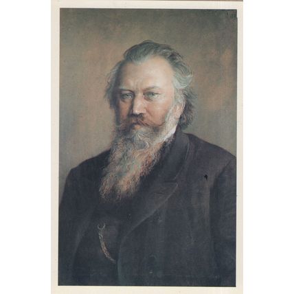 Johannes Brahms Classical Composer Rare Paris French Postcard