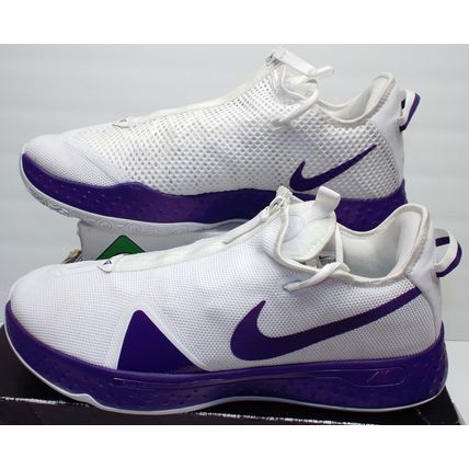 New Mens 17 NIKE PG 4 TB Promo Paul George Whit Field Purple MSRP$130 CW4134-106