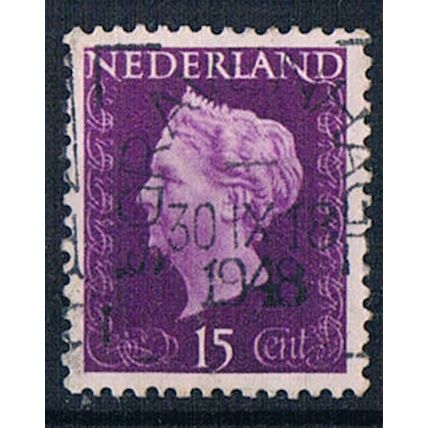 Netherlands 1947 SG646 ne158 Queen Wilhelmina 15c Used Stamp