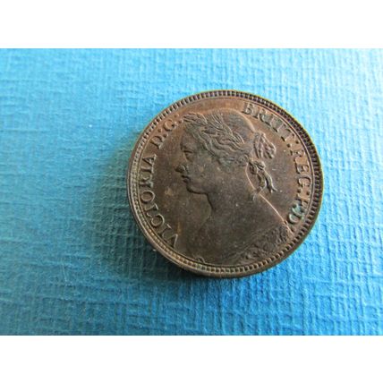 1875 H QUEEN VICTORIA FARTHING HEATON MINT BIRMINGHAM. (uebid)