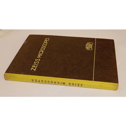 Rare Hardcover Carl Zeiss Microscope Catalog 1934 Edition w UK Prices