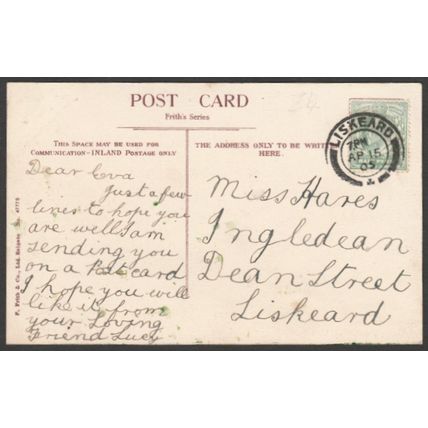 Menheniot Viaduct, near Liskeard, Cornwall, 1905 - Frith's Postcard