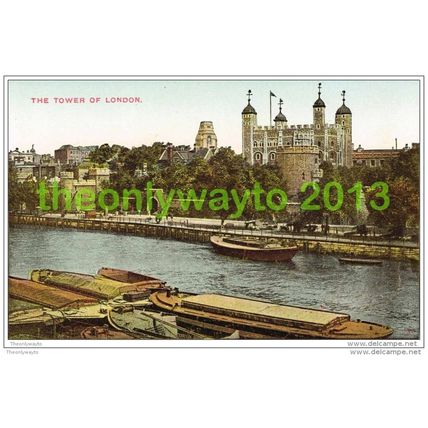 TOWER OF LONDON, LONDON, ENGLAND, 1910/20s?, Postcard