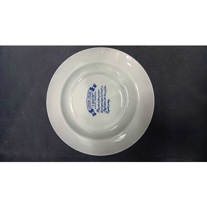 Vintage J.H. Weatherby & Sons London Pride Blue/ White Plate Excellent Condition
