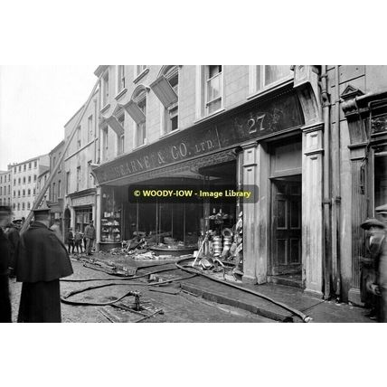 rp12823 - Fire damaged 27 Georges St , Waterford , Ireland - print 6x4