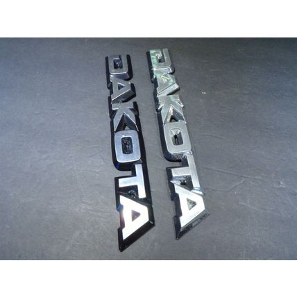1987 88 89 90 Dodge Dakota Emblems OEM 4357061 Pair