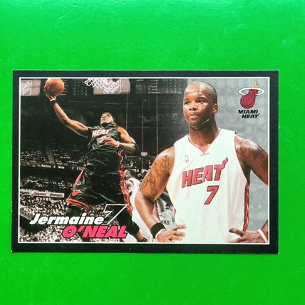 Panini NBA 2009 2010 Sticker #143 Jermaine O`Neal Miami Heat