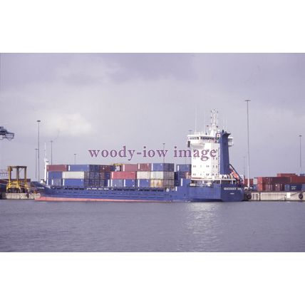 SLXX763 - Bahamas Flag Cargo Ship - Gracechurch Sun , built 1995 - Colour Slide