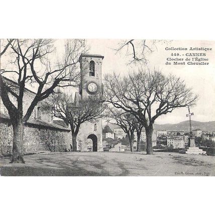 06 - Cannes - clocher de l'église du mont chevalier