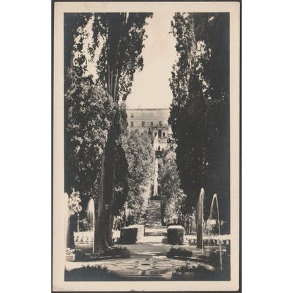 Prospetto, Villa d'Este, Tivoli, c.1930 - Provizi Foto Cartolina