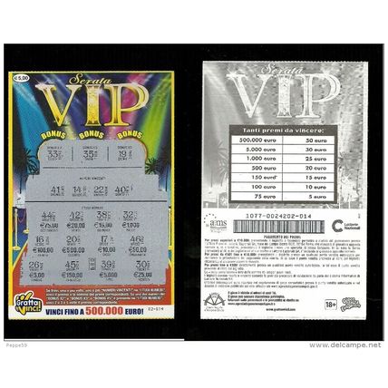 Gratta e Vinci - VIP - Lotto 1077