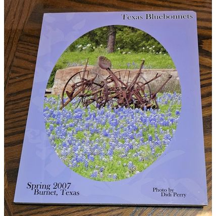 TEXAS BLUEBONNETS SPRING 2007 BURNET, TEXAS THICK PHOTO BY DIDI PERRY LAMINATED