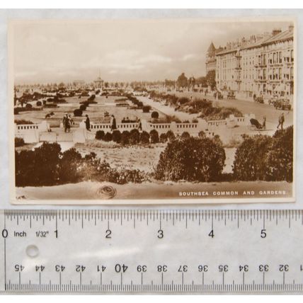 1932 postcard Southsea Common & Gardens