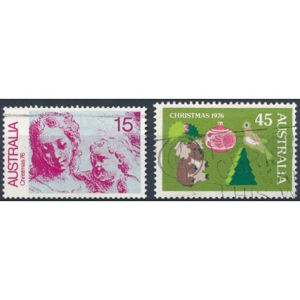 Christmas - Australia 1976 - FH - SG 635/6 (B)