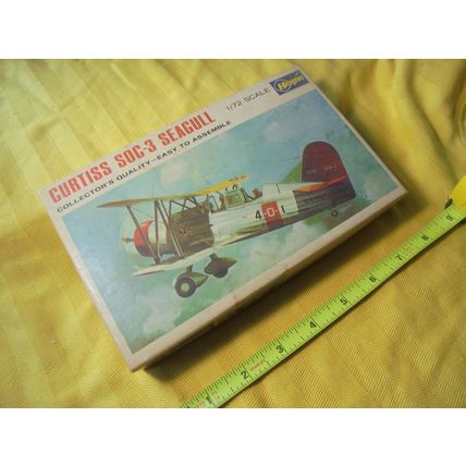 1st Edition 1960's/70's CURTISS SOC-3 SEAGULL Model Kit! Sealed & Mint! $30.00 S