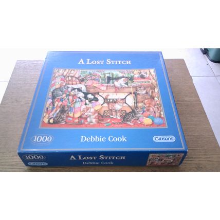 A LOST STITCH by Debbie Cook Jigsaw Puzzle (1000 Piece) Gibsons