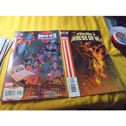 Marvel Comics HOUSE OF M LOT!! Wanda Goes Insane! $35.00 Shipped!! Every issue