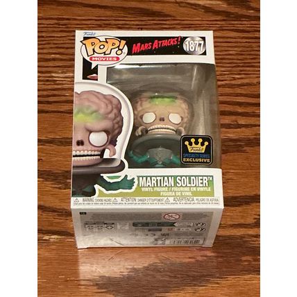 Funko Pop! Mars Attacks! Martian Soldier #1877 Funko Exclusive (Box & Protector)