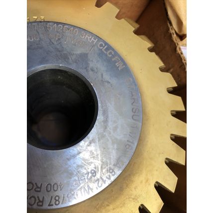 STAR SU PMM4 TIN 346475 512540 3RH CLC FIN GEAR HOB,LA612 TYPE2,625p 400 Roll,FF