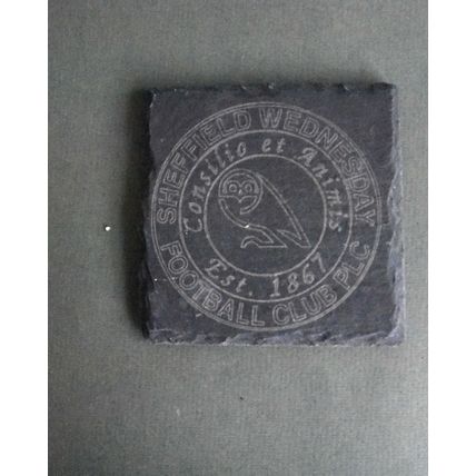 Sheffield Wednesday slate coaster