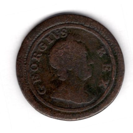 Great Britain. George I. Farthing 1719. dy17814
