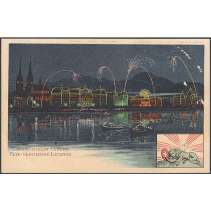 Seenachtfest Luzern - Fête Venitienne Lucerne, c.1905-10 - Hofer AK