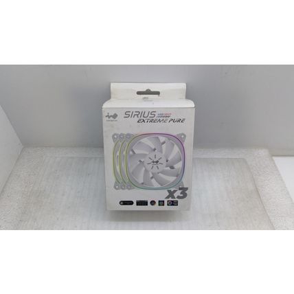 IN WIN Kit of 3 Sirius ASE120P Extreme RGB Fans, 120mm, ARGB Controller