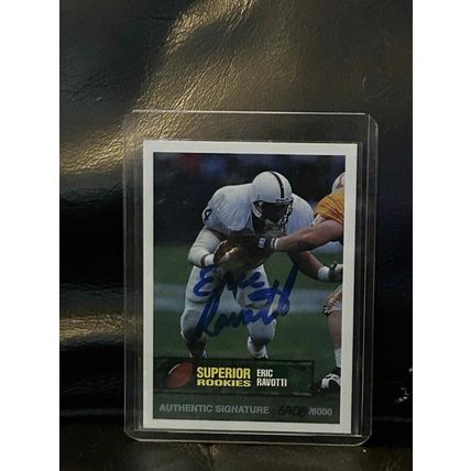 Eric Ravotti #62 | 1994 Superior Rookies Authentic Signature Football Trading Ca