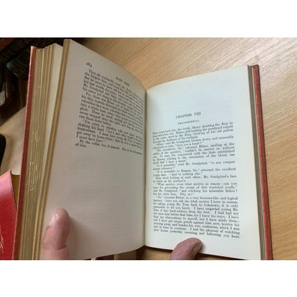 RARE* 1914 CHARLES DICKENS HARD TIMES FIRESIDE EDITION ANTIQUE HB BOOK (P4)