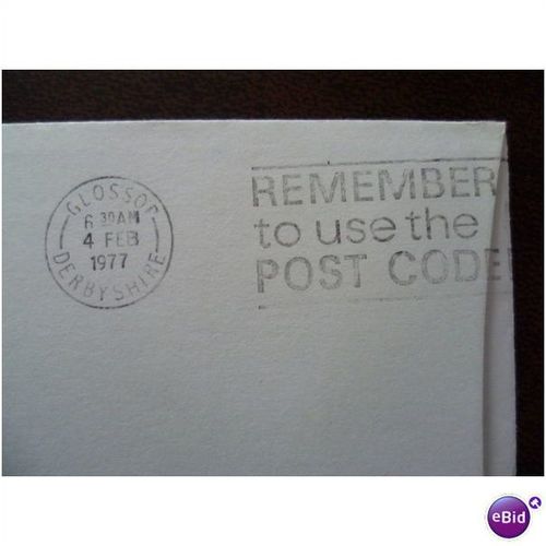 1977 GB definitive 50p stamp PO FDC Special Edinburgh Bureau handstamp