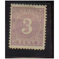 NETHERLANDS INDIES 1883 3C MH SG90