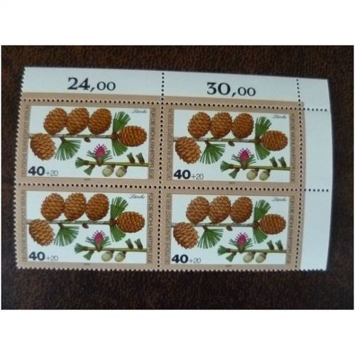 West Berlin Germany 1979 Humanitarian Woodland Flowers blocks mint set stamps