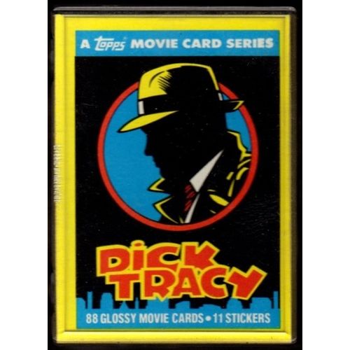 1990 Topps Dick Tracy Movie Trading Cards Complete Set with Stickers