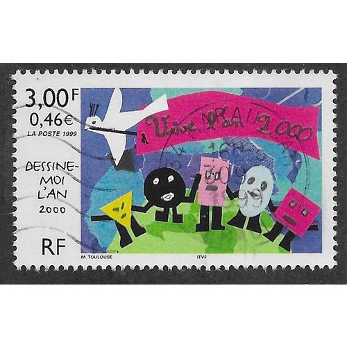 FRA 1999 3F 'CHILDRENS DESIGN -A- STAMP' FINE USED (EBID55-833)