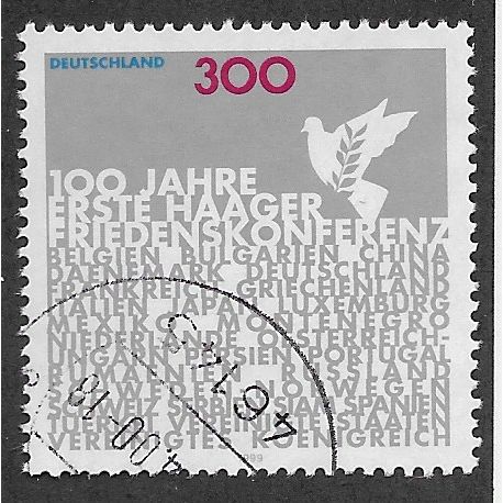GER 1999 300pf '100TH ANN OF FIRST PEACE CONFERENCE' FINE USED (EBID57-055)