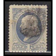 Used 206 1c Benjamin Franklin Barely Clears RA0355