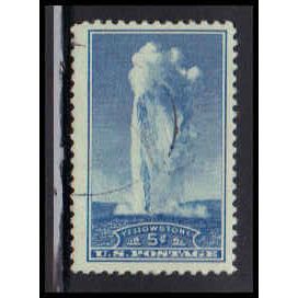 Used 744 5c Yellowstone National Park Fine RA2294