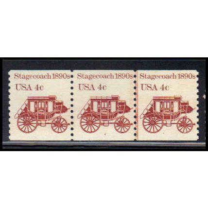 1898A 4c Stagecoach Fine MNH Dry Gum PNC 4/3 PA2274