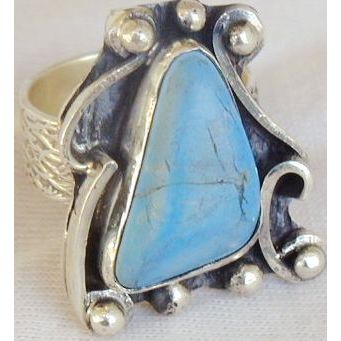 Turquoise press ring SR65