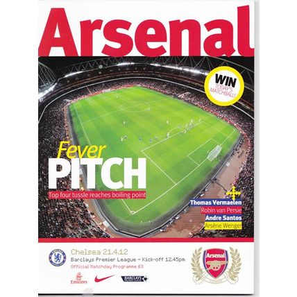 ARSENAL v CHELSEA PREMIER LEAGUE 2011/12