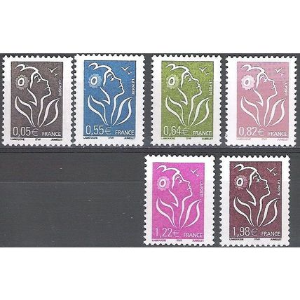 France 2005 Michel 3905IA - 3910IA Neuf ** Cote (2008) 13.00 € Marianne Lamouche