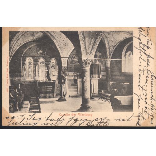 Vintage Germany PC 1900 - Kapelle der Wartburg