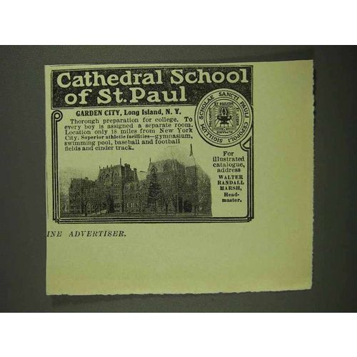 1908 Cathedral School of St. Paul Ad