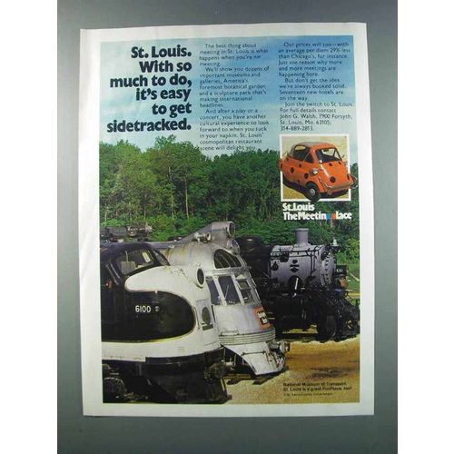 1981 St. Lousis Missouri Ad - Easy to Get Sidetracked