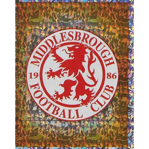 Merlin's Premier League 2001 Stickers: No.289 - Middlesbrough Badge