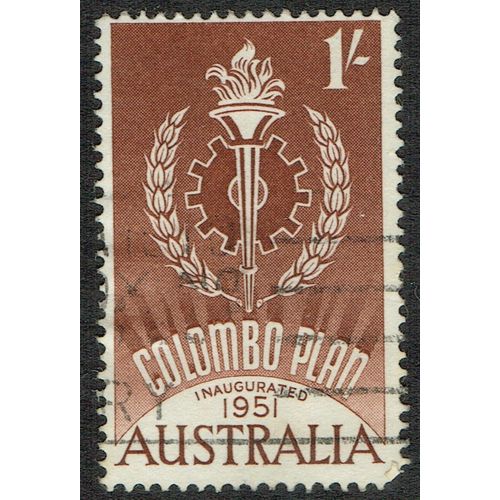 Australia 1961 Colombo Plan 1/- Red Brown SG339 GU