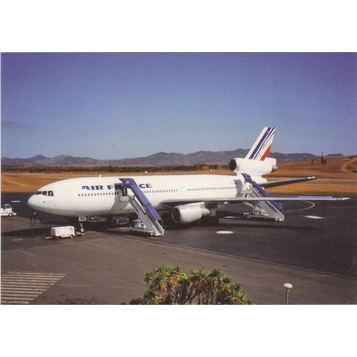 Air France Douglas DC10 30 Aircraft Civil Aviation Postcard (A22951)
