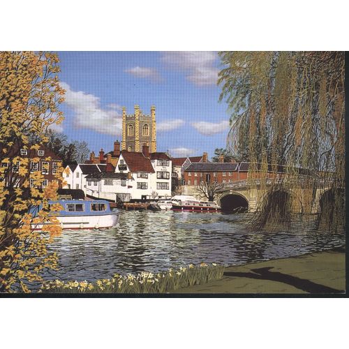 GB Postcard - Henley Bridge, Henley-on-Thames, Oxfordshire